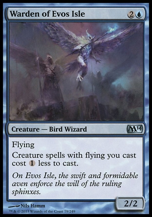 MTG: 2014 Core Set 079: Warden of Evos Isle 