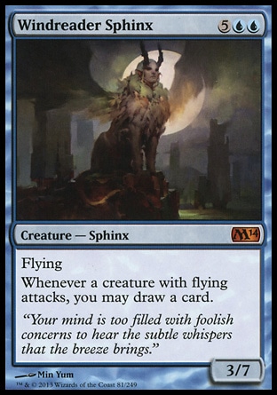 Magic: 2014 Core Set 081: Windreader Sphinx 