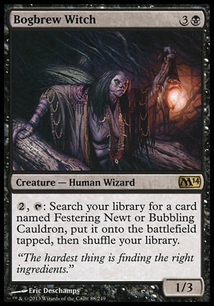MTG: 2014 Core Set 088: Bogbrew Witch 