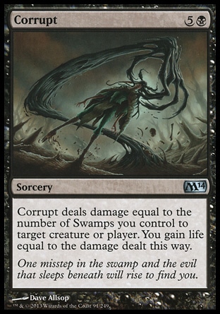 MTG: 2014 Core Set 091: Corrupt 