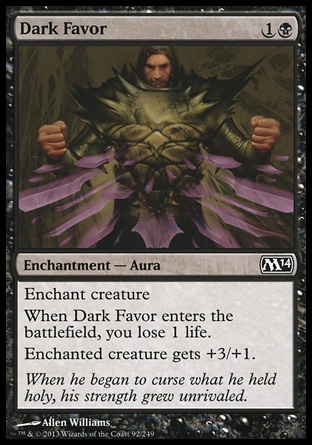 MTG: 2014 Core Set 092: Dark Favor 