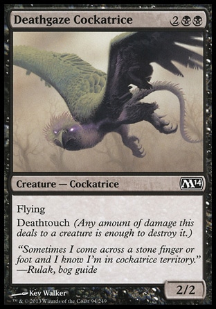 MTG: 2014 Core Set 094: Deathgaze Cockatrice 
