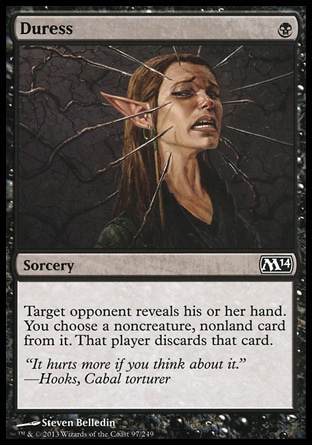 MTG: 2014 Core Set 097: Duress 