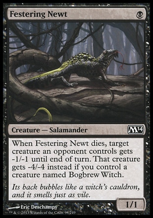 MTG: 2014 Core Set 098: Festering Newt 