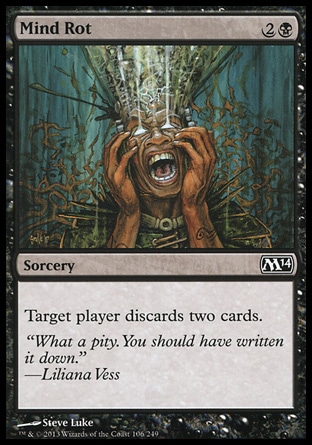 MTG: 2014 Core Set 106: Mind Rot 