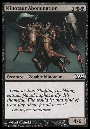 MTG: 2014 Core Set 107: Minotaur Abomination 