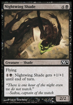 MTG: 2014 Core Set 109: Nightwing Shade 