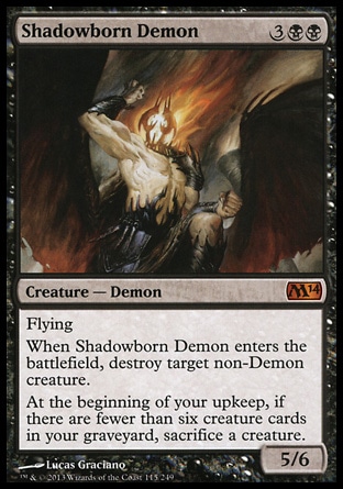 MTG: 2014 Core Set 115: Shadowborn Demon 