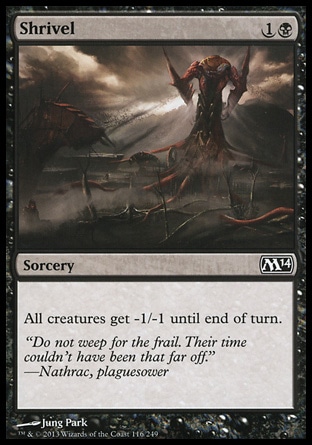 MTG: 2014 Core Set 116: Shrivel 