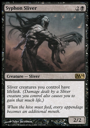 MTG: 2014 Core Set 117: Syphon Sliver (FOIL) 