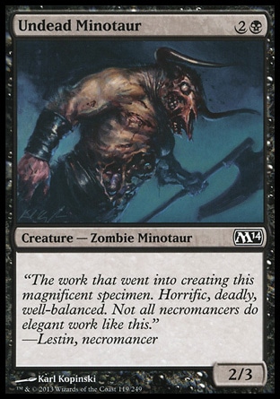 MTG: 2014 Core Set 119: Undead Minotaur 