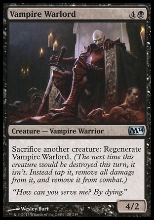 MTG: 2014 Core Set 120: Vampire Warlord 