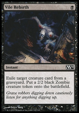 MTG: 2014 Core Set 121: Vile Rebirth 