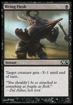 MTG: 2014 Core Set 122: Wring Flesh 