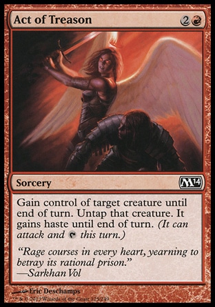 MTG: 2014 Core Set 125: Act of Treason 