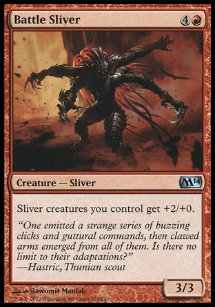 MTG: 2014 Core Set 128: Battle Sliver 
