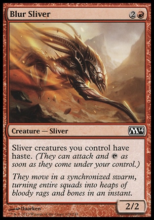 MTG: 2014 Core Set 129: Blur Sliver 