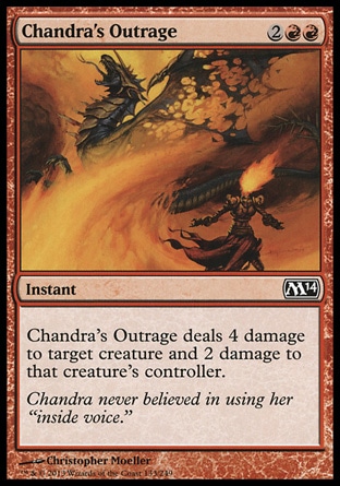 MTG: 2014 Core Set 133: Chandras Outrage 
