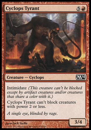 MTG: 2014 Core Set 135: Cyclops Tyrant 
