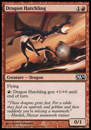 MTG: 2014 Core Set 138: Dragon Hatchling 