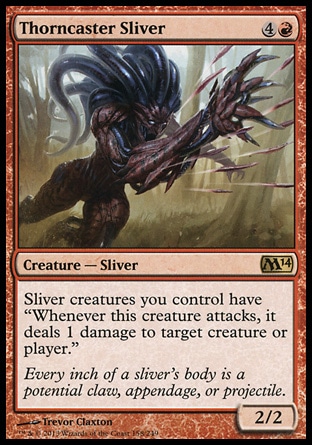 MTG: 2014 Core Set 158: Thorncaster Sliver 