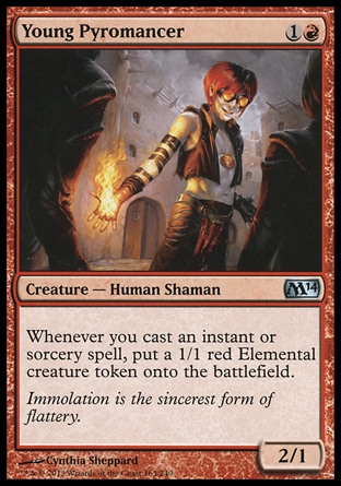 MTG: 2014 Core Set 163: Young Pyromancer 