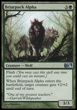 MTG: 2014 Core Set 166: Briarpack Alpha 