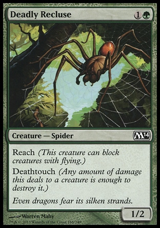 MTG: 2014 Core Set 168: Deadly Recluse 