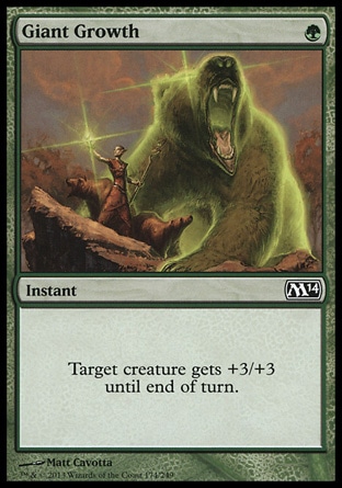 MTG: 2014 Core Set 174: Giant Growth 