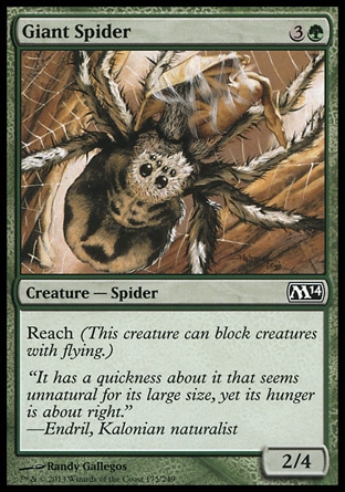 Magic: 2014 Core Set 175: Giant Spider 