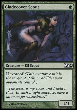 Magic: 2014 Core Set 176: Gladecover Scout 