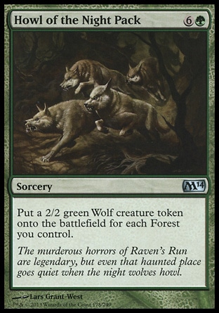 MTG: 2014 Core Set 178: Howl of the Night Pack 