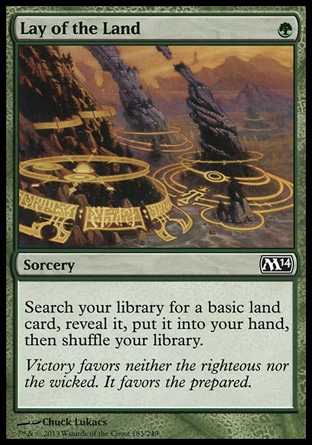 MTG: 2014 Core Set 183: Lay of the Land 
