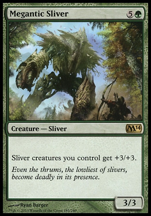 MTG: 2014 Core Set 185: Megantic Sliver 