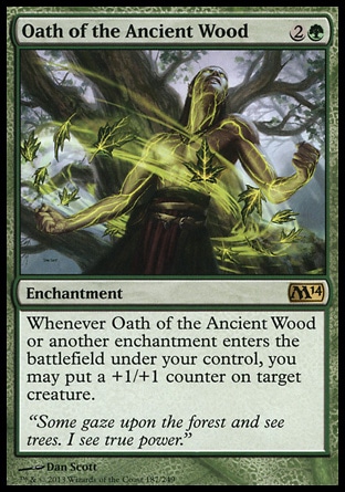 MTG: 2014 Core Set 187: Oath of the Ancient Wood 