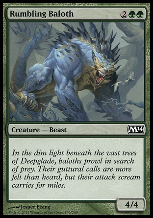 MTG: 2014 Core Set 193: Rumbling Baloth 
