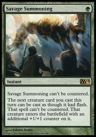 MTG: 2014 Core Set 194: Savage Summoning 