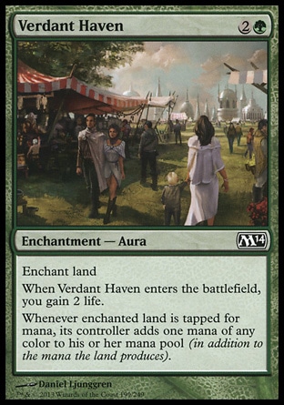 MTG: 2014 Core Set 199: Verdant Haven 