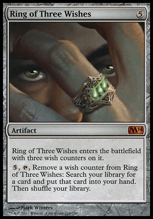 Magic: 2014 Core Set 216: Ring of Three Wishes 
