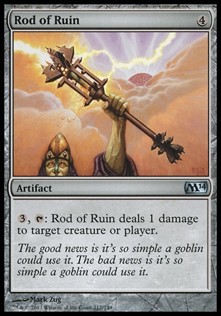Magic: 2014 Core Set 217: Rod of Ruin 
