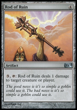 MTG: 2014 Core Set 217: Rod of Ruin 