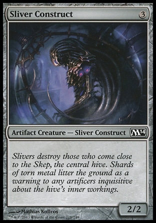 MTG: 2014 Core Set 218: Sliver Construct 