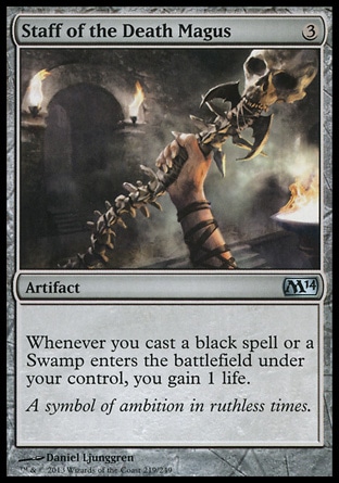 MTG: 2014 Core Set 219: Staff of the Death Magus 