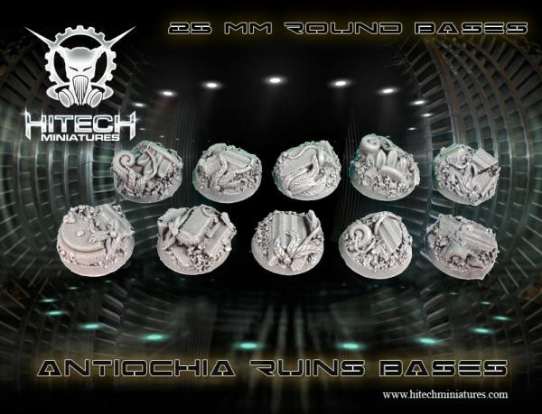 HiTech Miniatures: Antiochia Bases 25mm 
