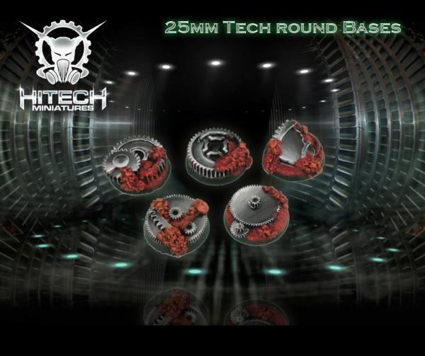 HiTech Miniatures: Tech Bases 25mm 