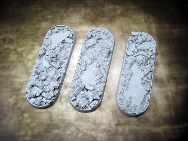 Secret Weapon Miniatures: Urban Rubble: 25x70mm 