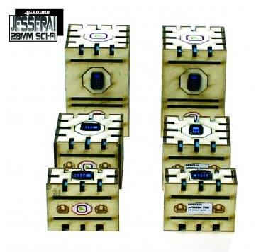 4Ground Miniatures: 28mm: Jesserai: Perishable Crates 