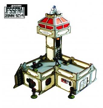4Ground Miniatures: 28mm Jesserai: Tower Control Module 