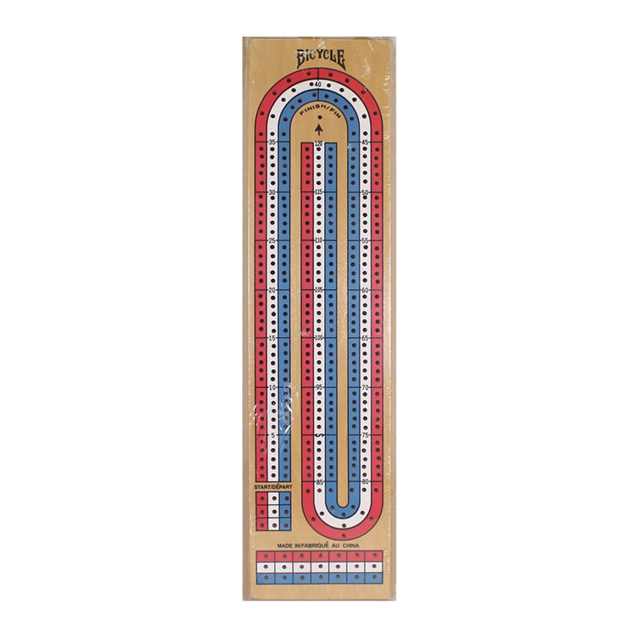 3-Track Cribbage Board 