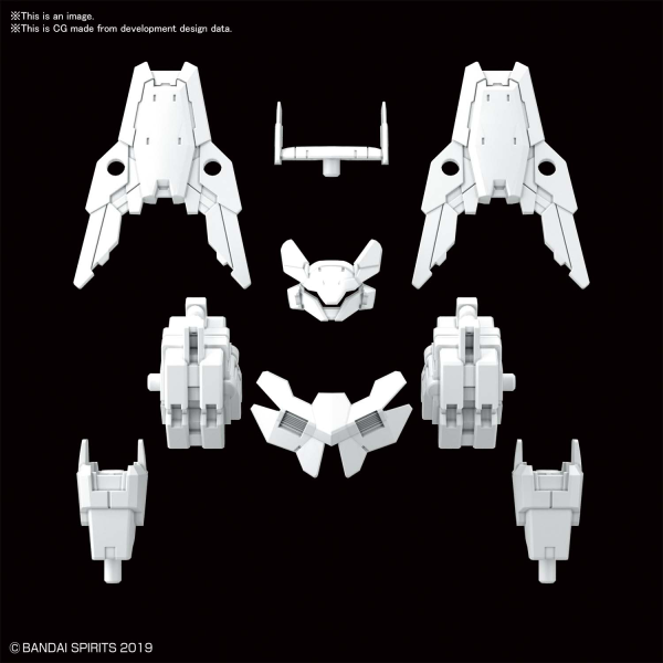 30 Minute Missions: OP-29 1/144 OPTION ARMOR FOR COMMANDER [CIELNOVA EXCLUSIVE/ WHITE] 